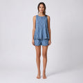 European And American-style Casual Two-piece Shorts Set