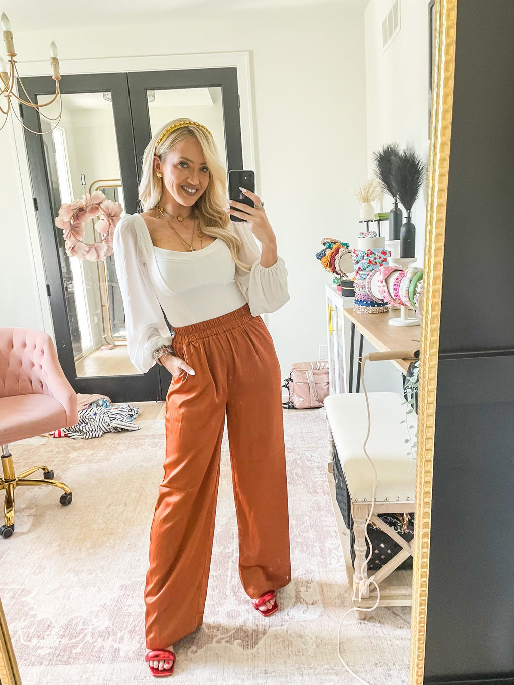 Vintage Beauty White Bodysuit