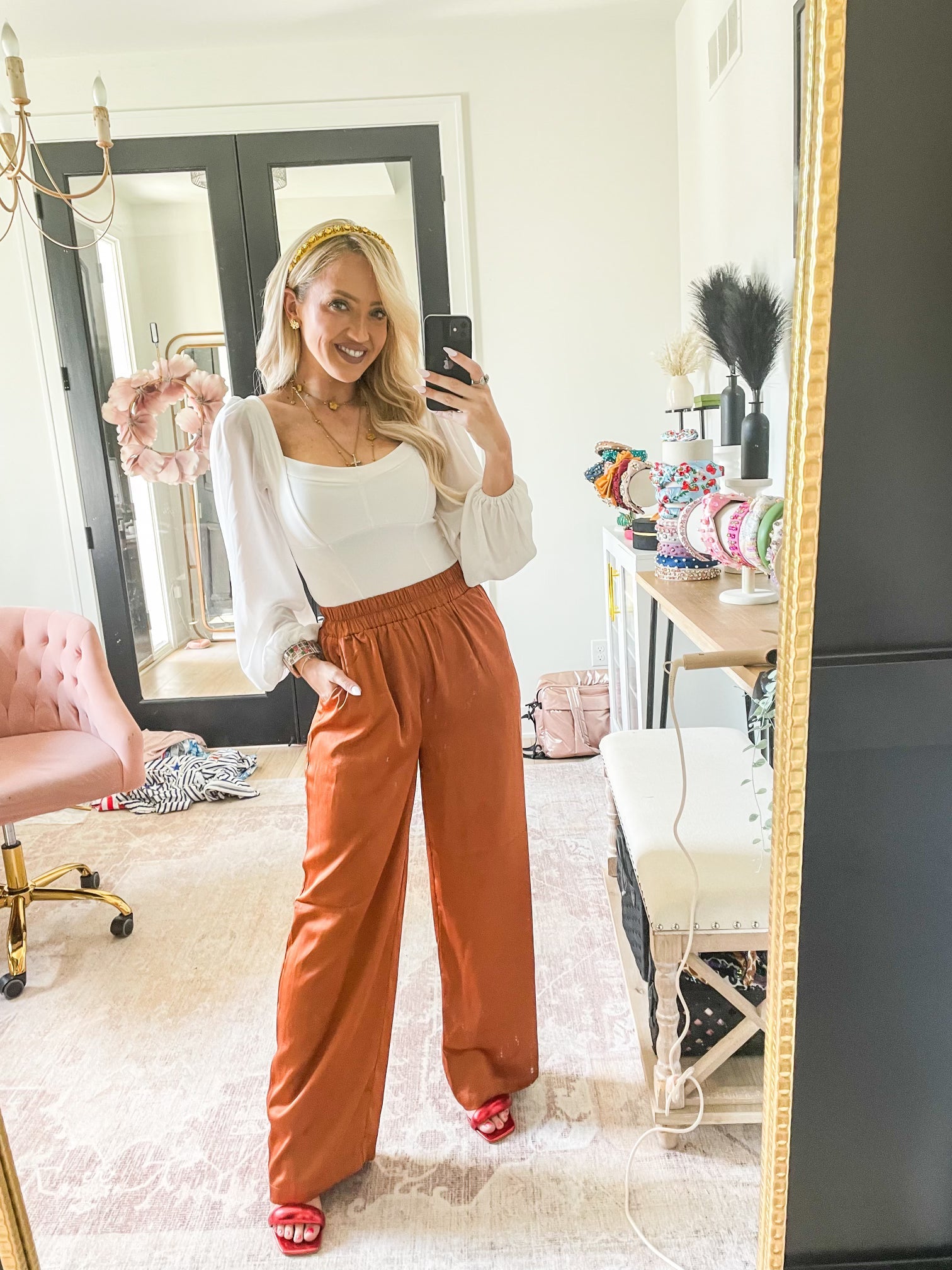 Vintage Beauty White Bodysuit