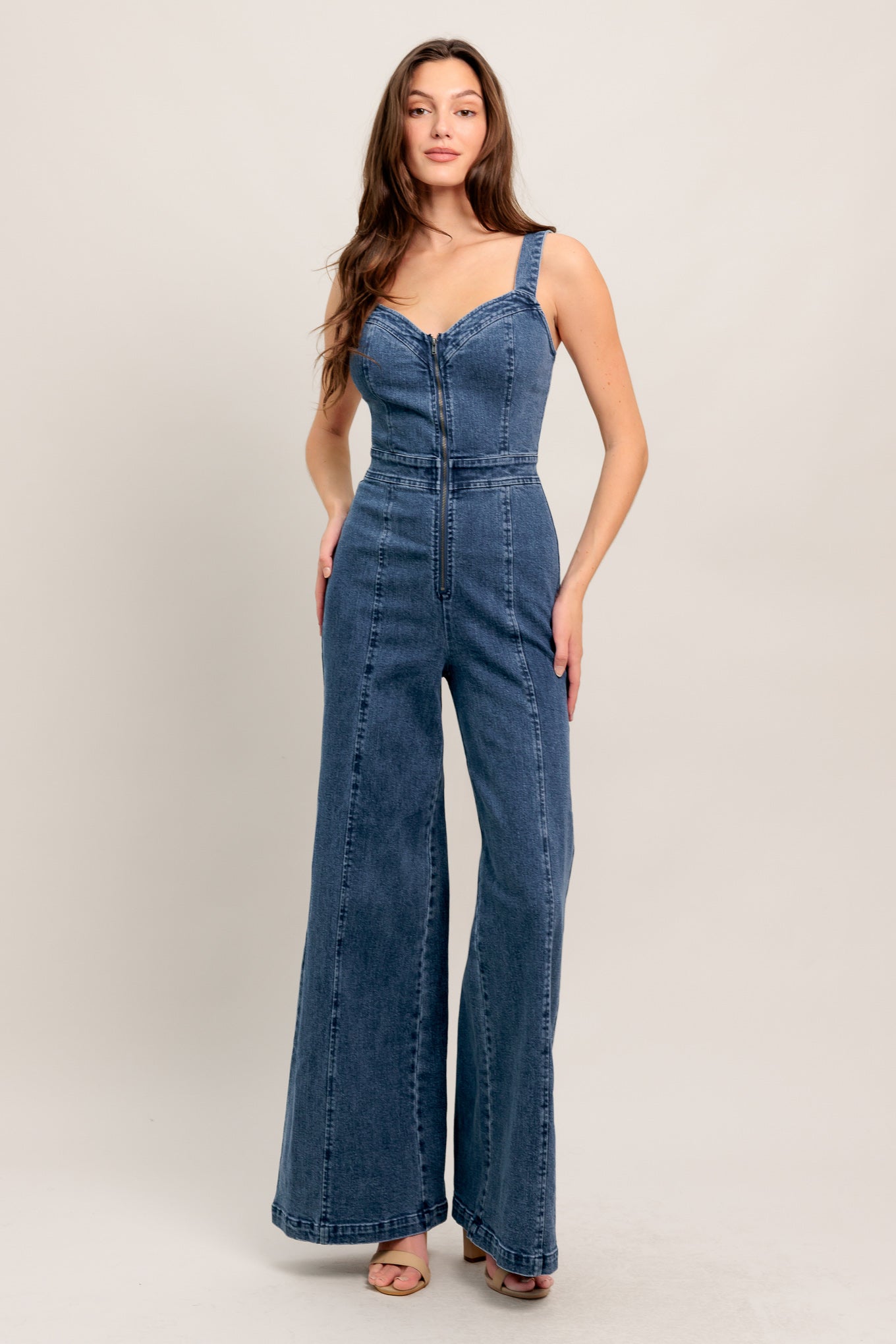 THE PERFECT FIT DENIM JUMPSUIT