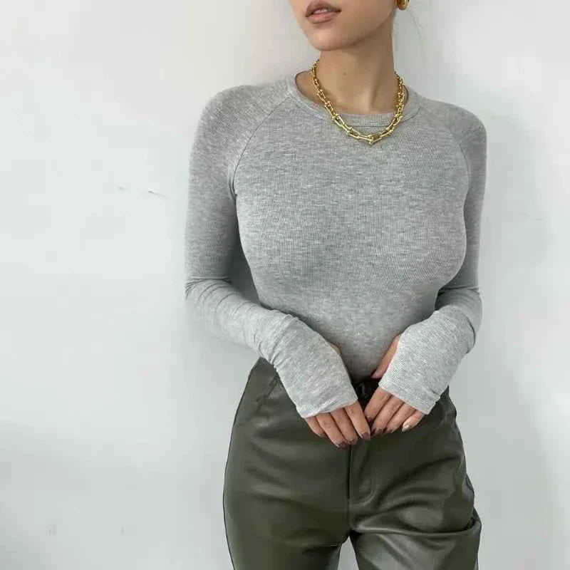 Women’s Long Sleeve Bodysuit Jumpsuit