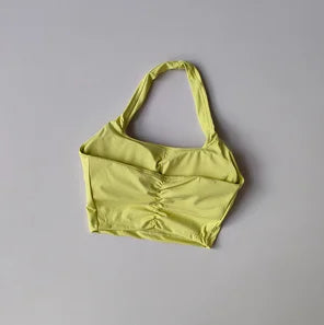 Backless Bliss: Sexy Sports Bra & Yoga Crop Top