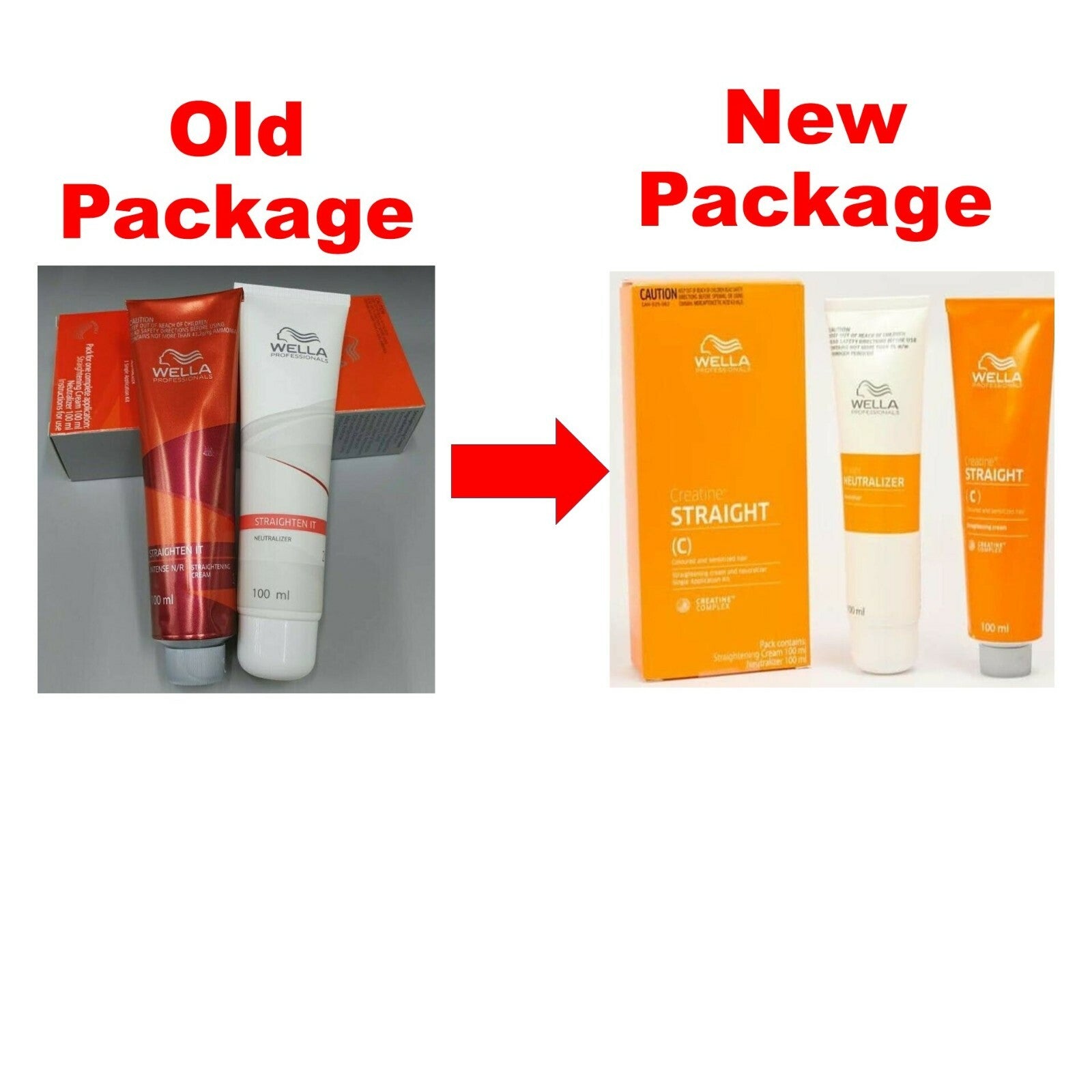 6X WELLA WELLASTRATE Permanent Straight System Hair Straightening Cream # MILD