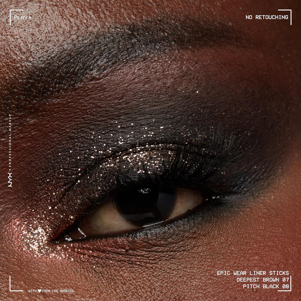 Epic Wear Liner Stick, Long-Lasting Eyeliner Pencil - Pitch Black