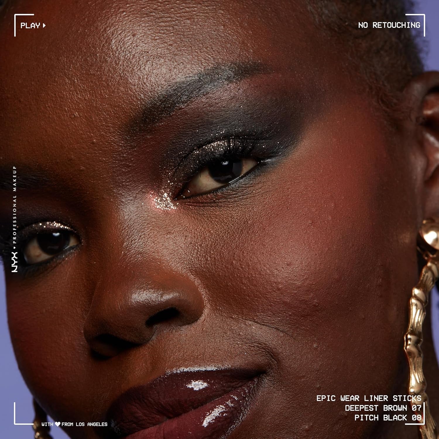 Epic Wear Liner Stick, Long-Lasting Eyeliner Pencil - Pitch Black