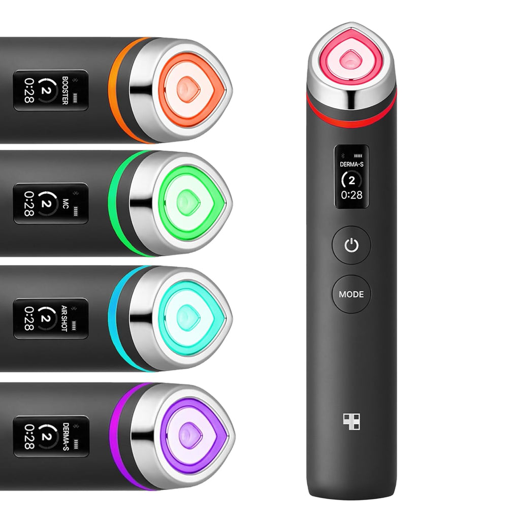 Age-R Booster Pro | 6-In-1 Real Glass Glow Beauty Massager | Looking Glass Skin | Korean Skin Care