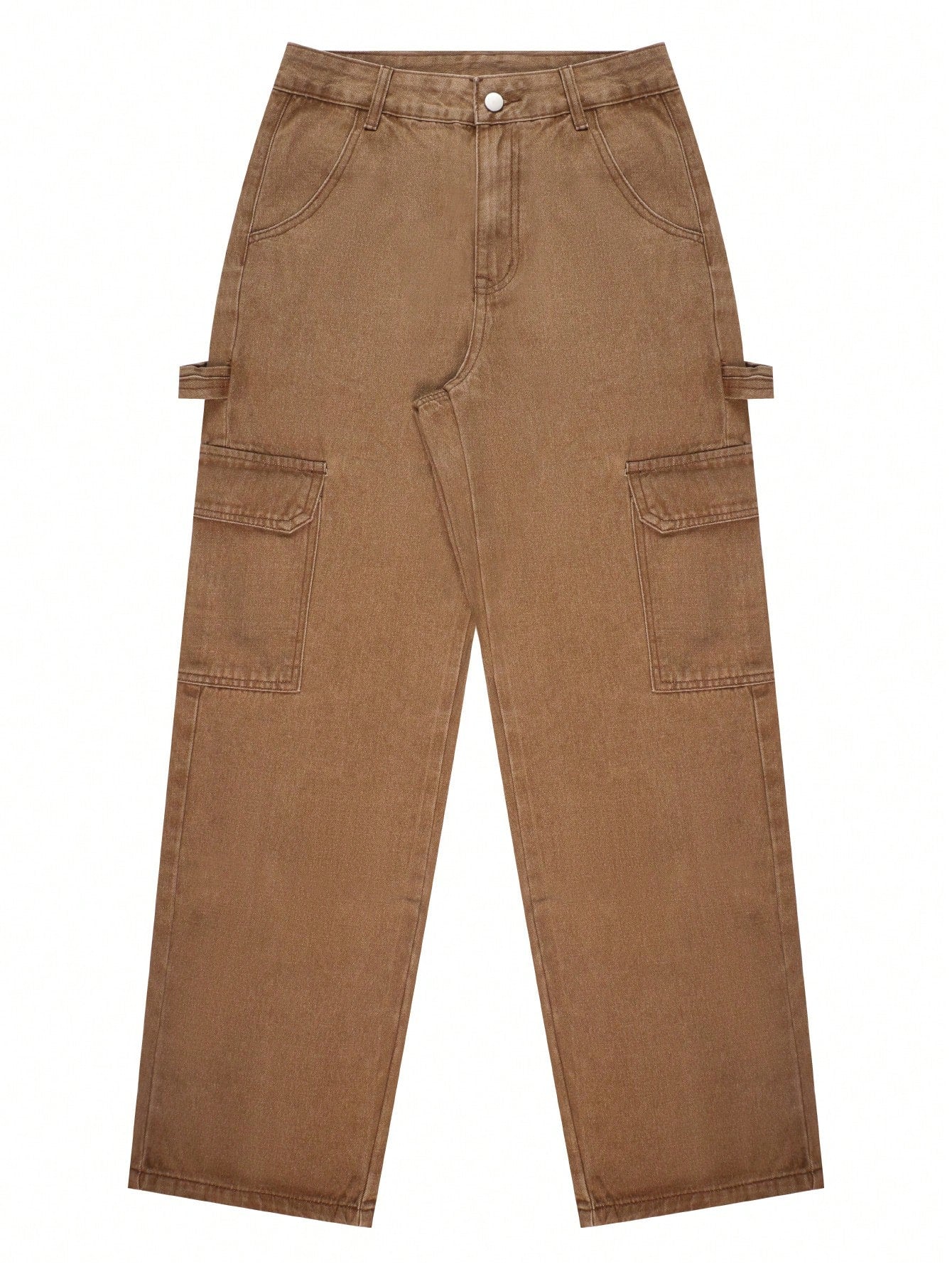 Women'S Y2K Streetwear Washed Casual Straight-Leg Jeans, Versatile Loose Fit Denim Pants