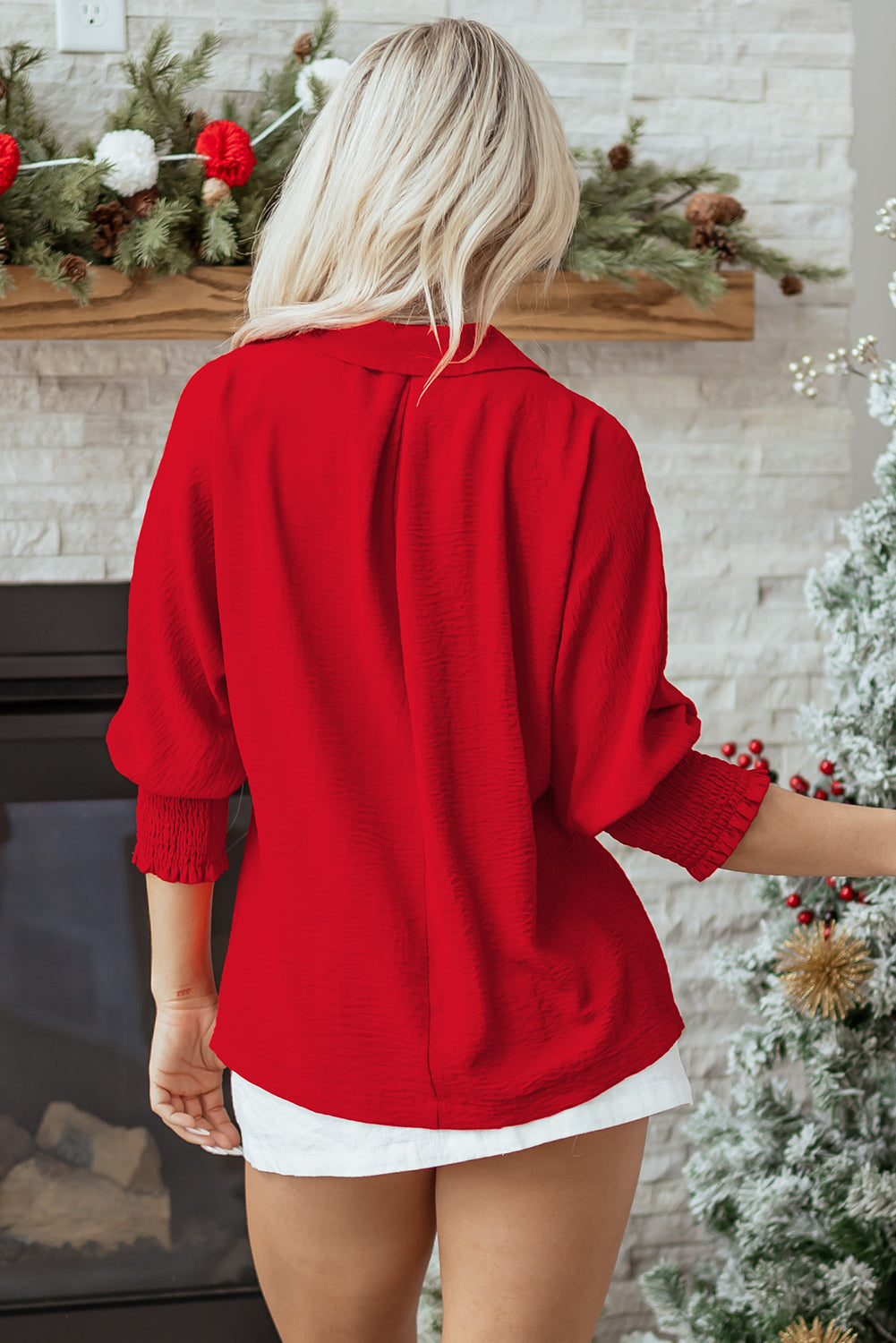 Della Sleeve Oversized Tunic Top