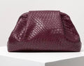 Women's Solid Color Versatile New Large Capacity Woven Clutch