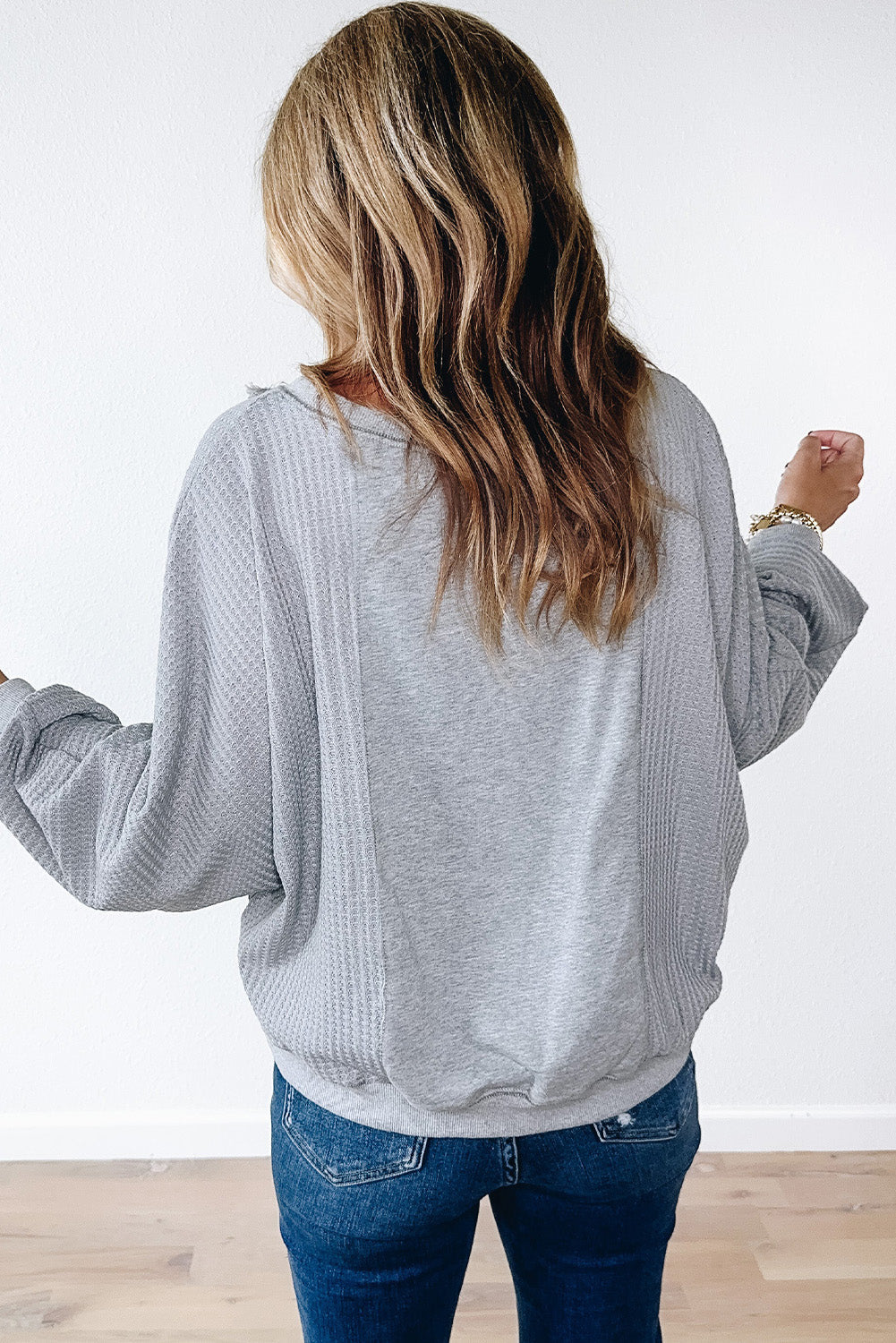 Mercy Hem Pullover top Long Sleeve Top