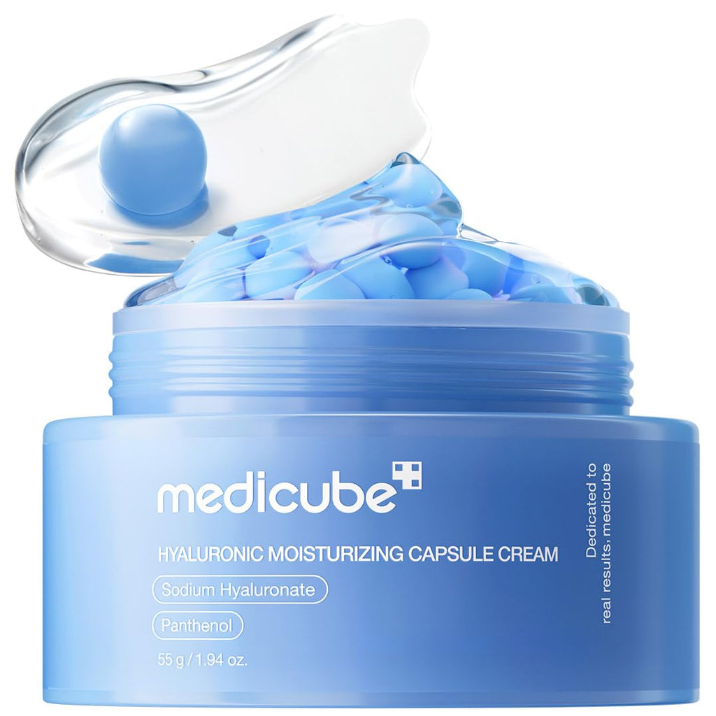 Hyaluronic Acid Capsule Cream | 120H Long-Lasting Hydration, Barrier Care & Calming Daily Facial Moisturizer for All Skin Types | with Hyaluronic Acid, Panthenol & Ceramides | Korean Skincare