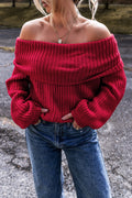 Eleanor the Shoulder Knit Sweater