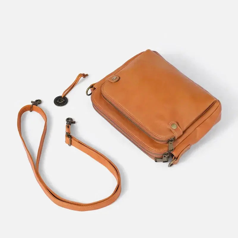 Genuine Leather Crossbody Bag | Elegant Women’S Shoulder Bag