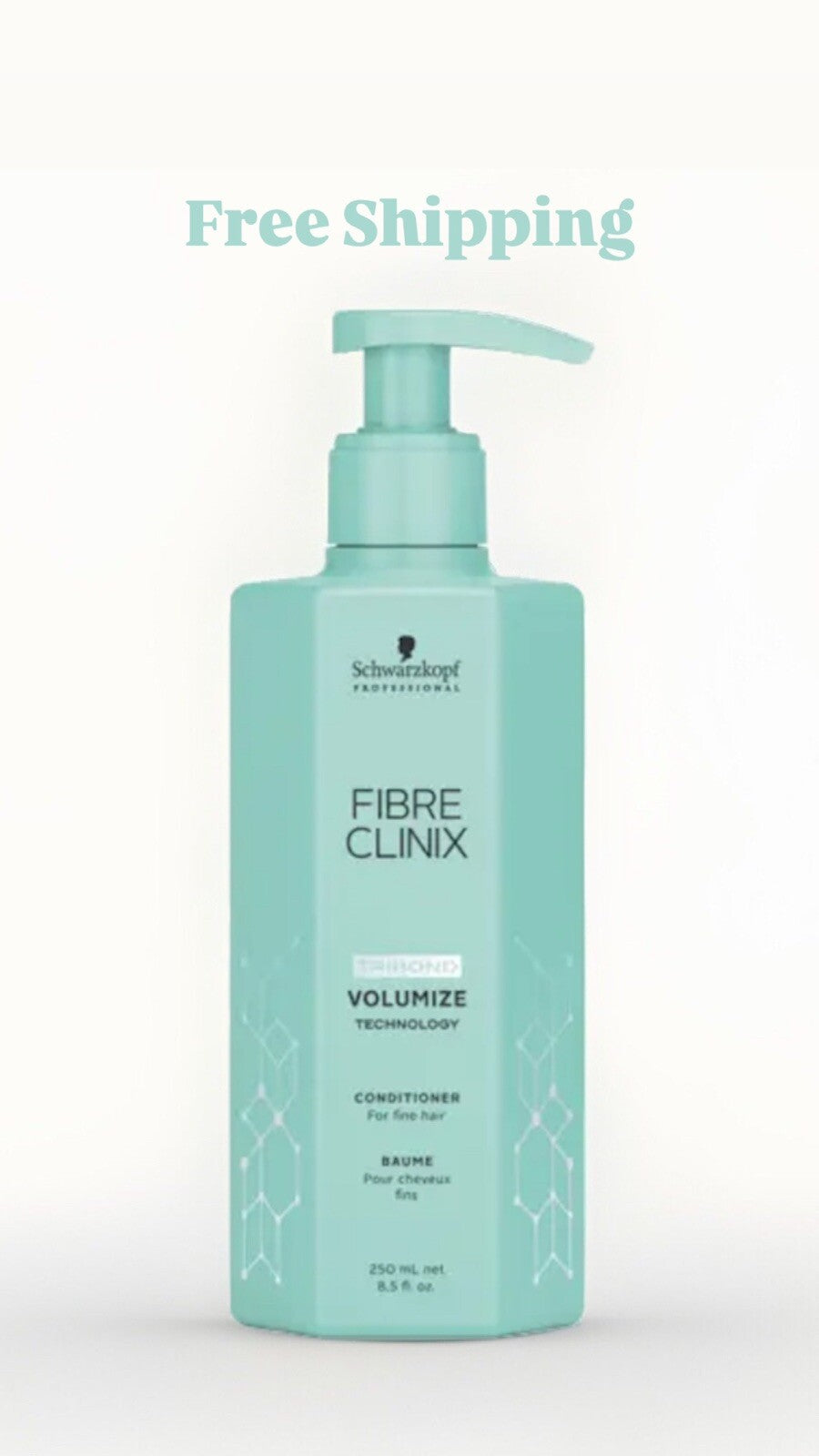 Schwarzkopf Fibre Clinix Hair Volumize Conditioner 8.5 Oz Free Shipping