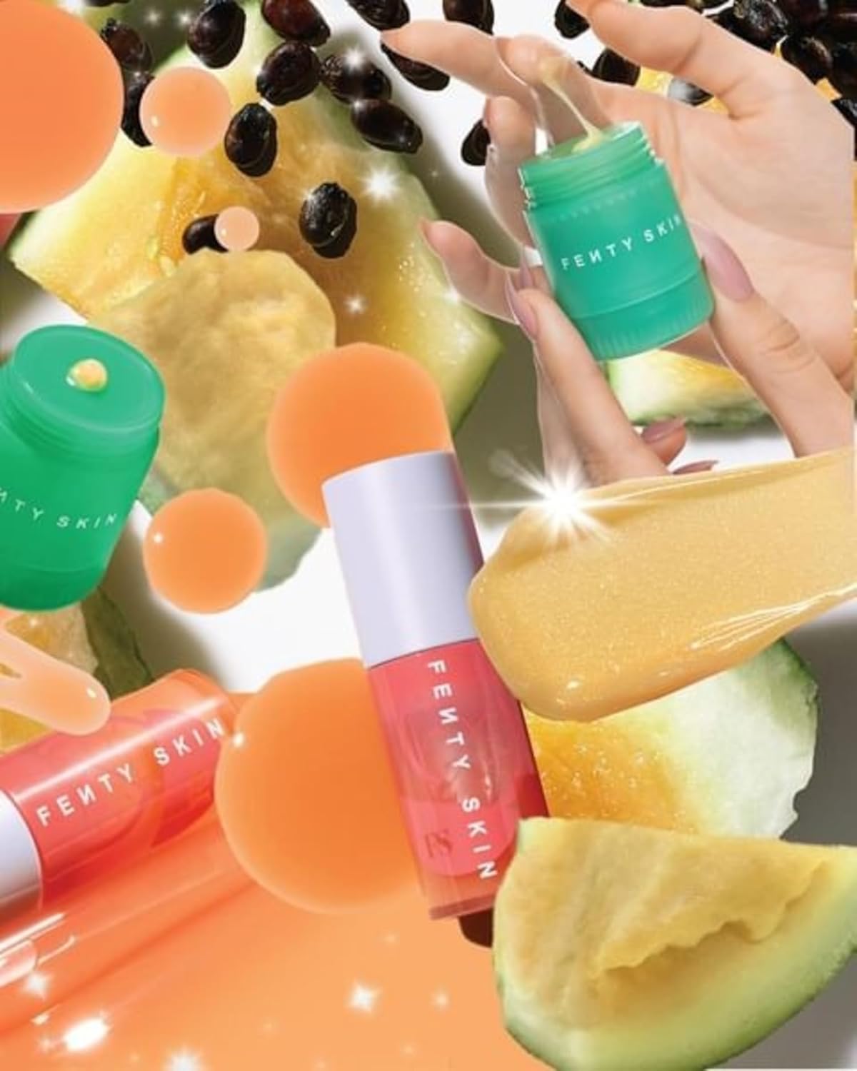 Fenty Skin Fenty Treatz Hydrating + Strengthening Lip Oil - Kalahari Melon