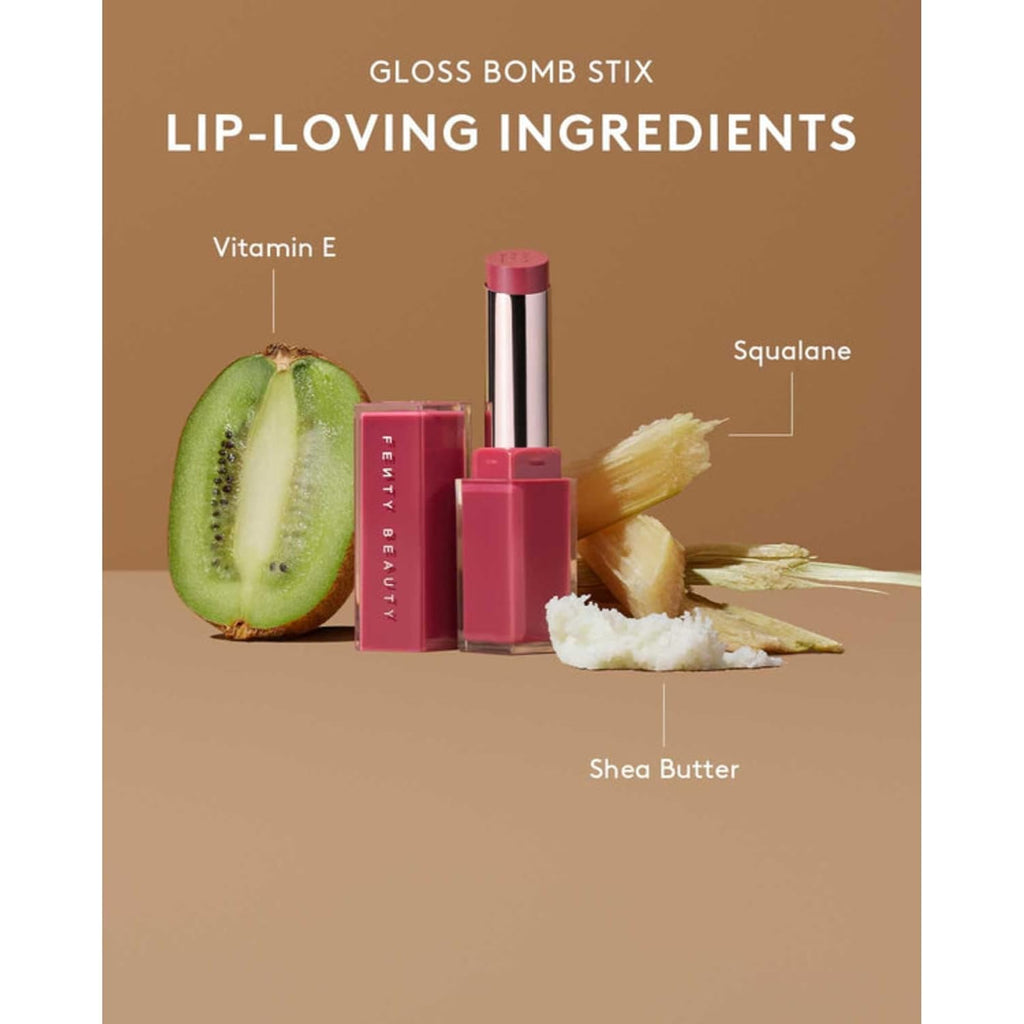 Gloss Bomb Stix Shimmer - 02 Fussy by Fenty Beauty for Women - 0.12 oz Lipstick