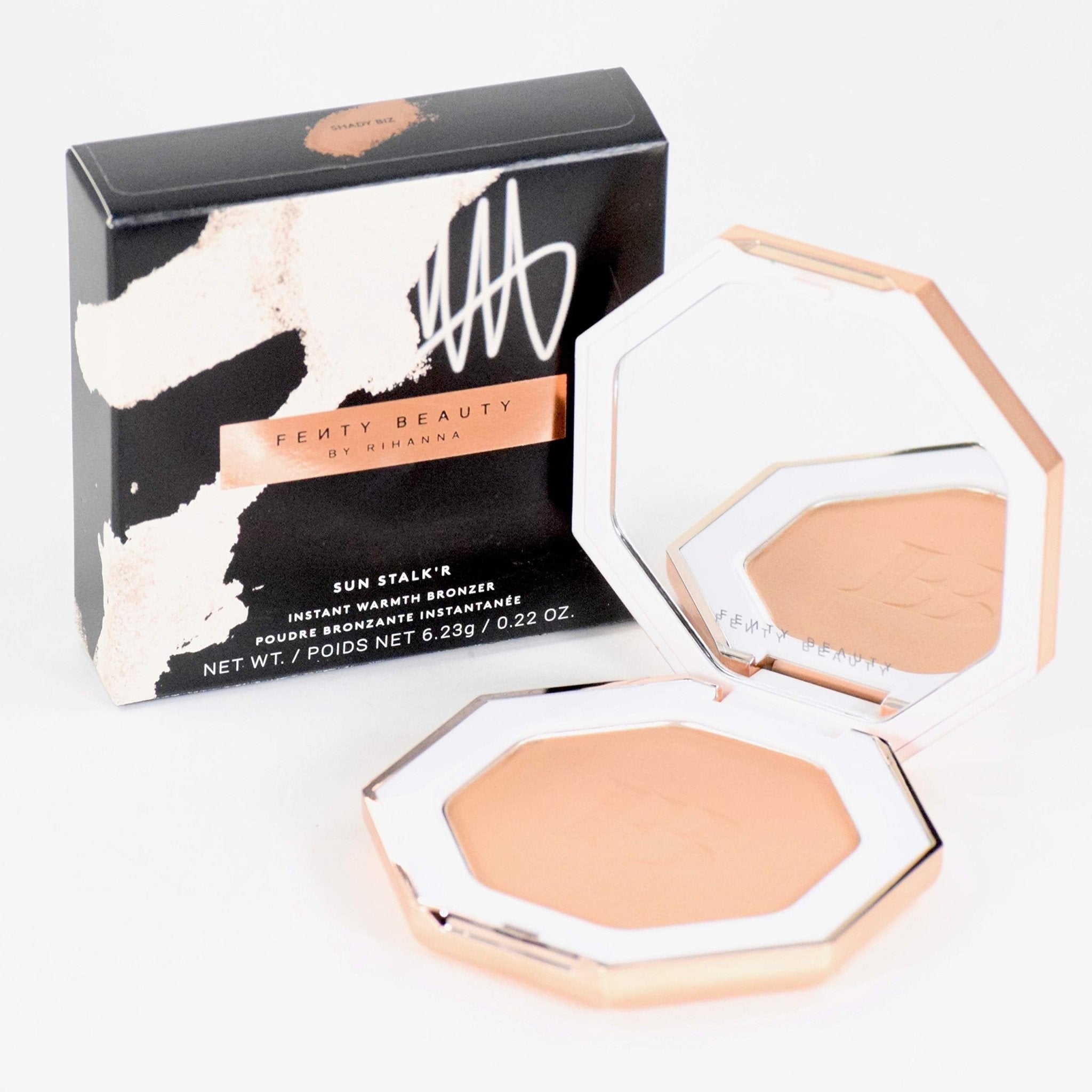 Sun Stalkr Instant Warmth Bronzer - 03 Private Island by Fenty Beauty for Women - 0.22 oz Bronzer